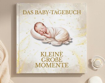 Baby Geschenk – Baby Erinnerungsbuch für zwei Mütter、Erstes Jahr Album、Geschenk zur Geburt、Weihnachten、Taufe Erinnerungen