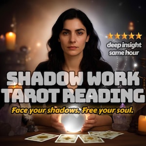 Shadow Work Tarot Reading to Uncover Blocks and Heal Emotional Patterns with Same Hour Insight for Love, Life, and Career Clarity