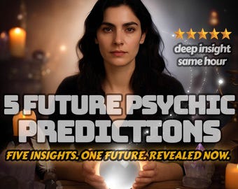 5 Future Psychic Predictions – SAME HOUR Tarot Reading for Love, Life & Career Guidance with Fast, Intuitive Spiritual Insight