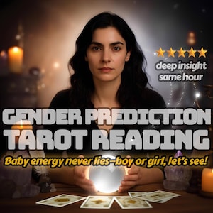 Gender Prediction Tarot Reading – Same Day Baby Energy Reading for Boy or Girl, Pregnancy Intuition & Detailed Gender Reveal Insight