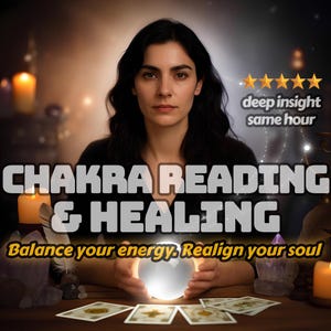 Chakra Reading and Energy Healing for Balance and Clarity with SAME HOUR Insight – Align Your Energy and Restore Inner Peace
