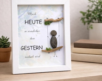 Kieselsteinbilder- Mach heute wunderbar