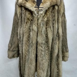 Men’s Brand New Jacket - Full skin, Real Fox Fur Jacket, New Real Natural Genuine Fur!