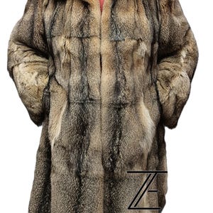 Men’s Brand New Jacket - Full skin, Real Fox Fur Jacket, New Real Natural Genuine Fur!