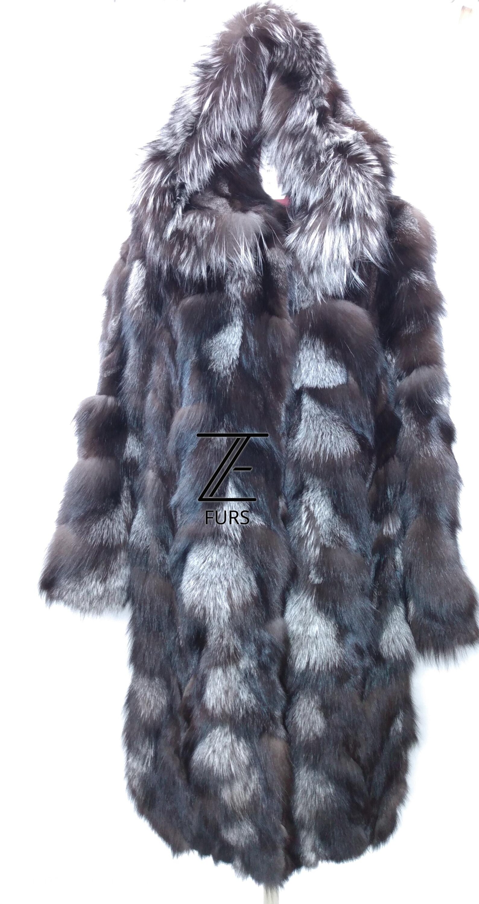 Real Silver Fox Fur Hooded Coat Men s Brand New Coat Etsy real-silver-fox-fur-hooded-coat-men-s-brand-new-coat-etsy