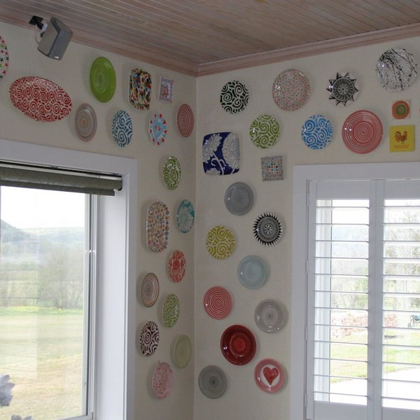 Plate Hanger for the Wall 12" Plate Etsy