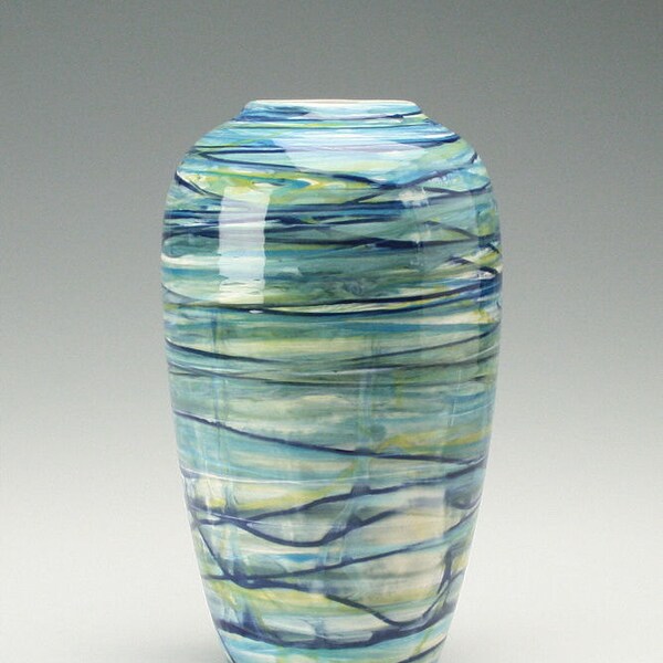 Oceans Watery Blues Vase