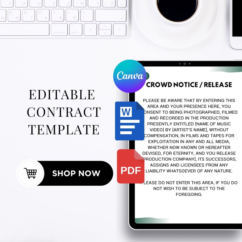 Crowd Notice Release, Attorney-drafted Notice Filming and Photography ...