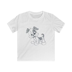 Cute Puppy Kids Tee, Fun Dog Graphic Shirt for Children, Playful Animal Gift, Toddler Casual Wear, Birthday Party Outfit