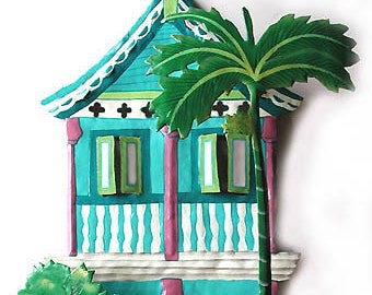Caribbean Metal Art Etsy