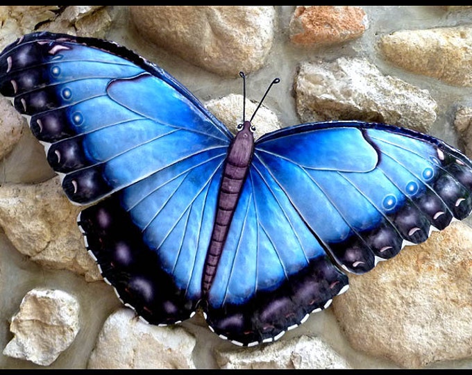 BUTTERFLY METAL ART, Metal Butterfly Wall Art, 36, Butterfly Decor