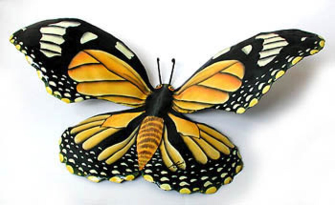 MONARCH BUTTERFLY, Metal Wall Art, Outdoor Metal Art, Metal Wall