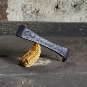 Hand forged beehive tool