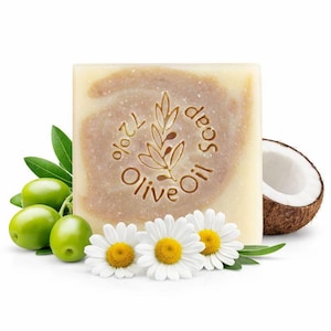 Bio Sensitiv Naturseife mit Olivenöl & Kamille – trockene und normale Haut