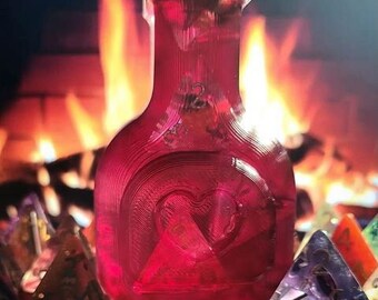 Health Potion Soap with dice - Dungeons and Dragons, Pathfinder, TTRPG