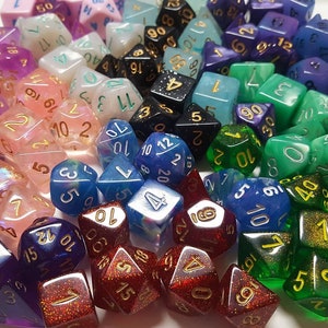 Random 7 piece dice set - Mystery Dice image 3