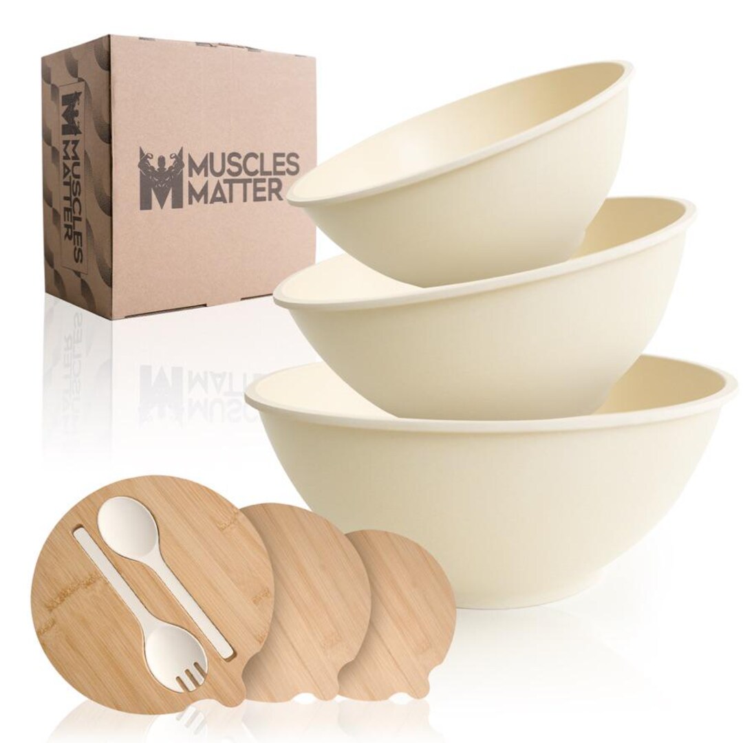 Eco Friendly Bamboo Salad Bowls - Etsy