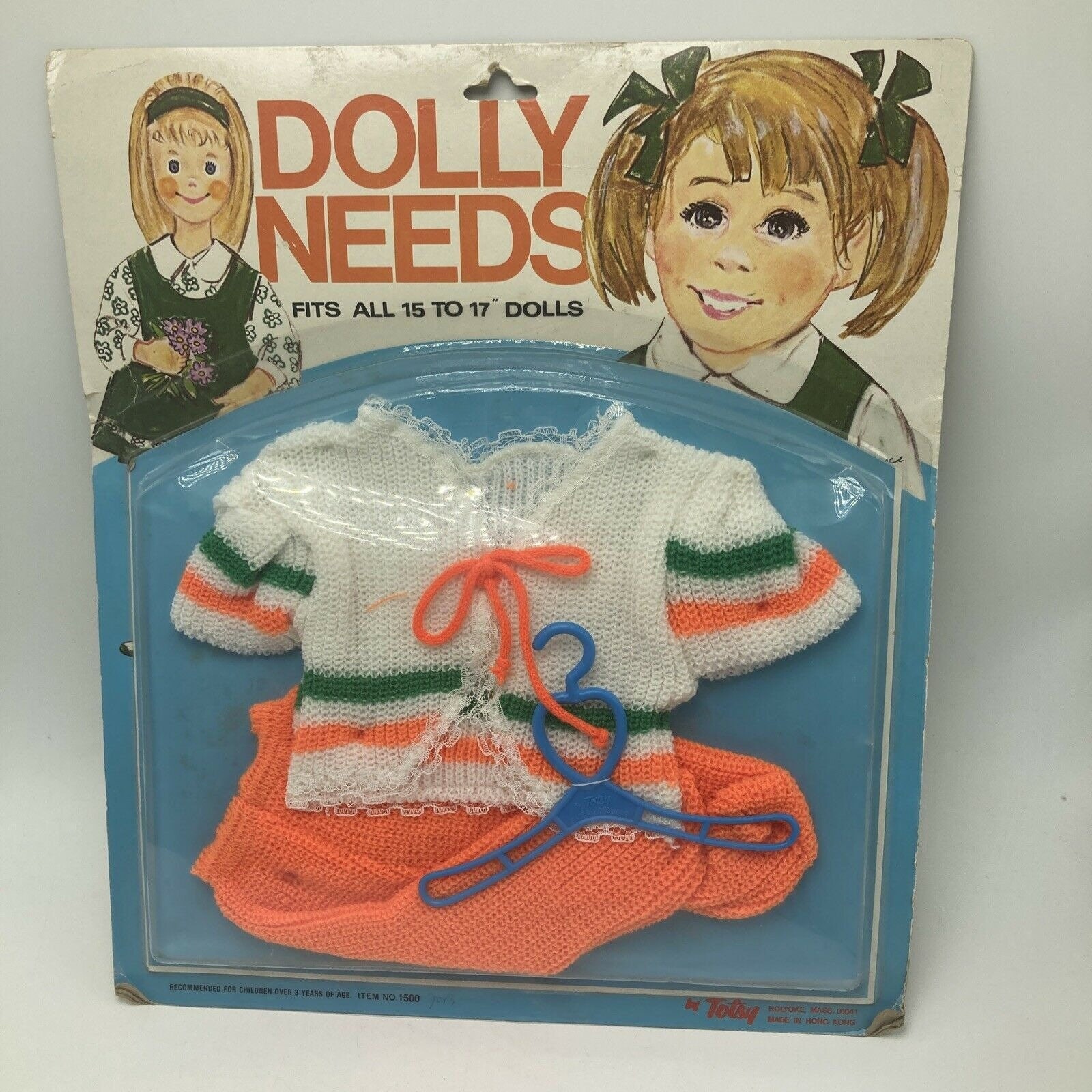 Vintage 1970s Dolly Needs totsy Baby Doll Diaper Cover fits 15-17 Doll 
