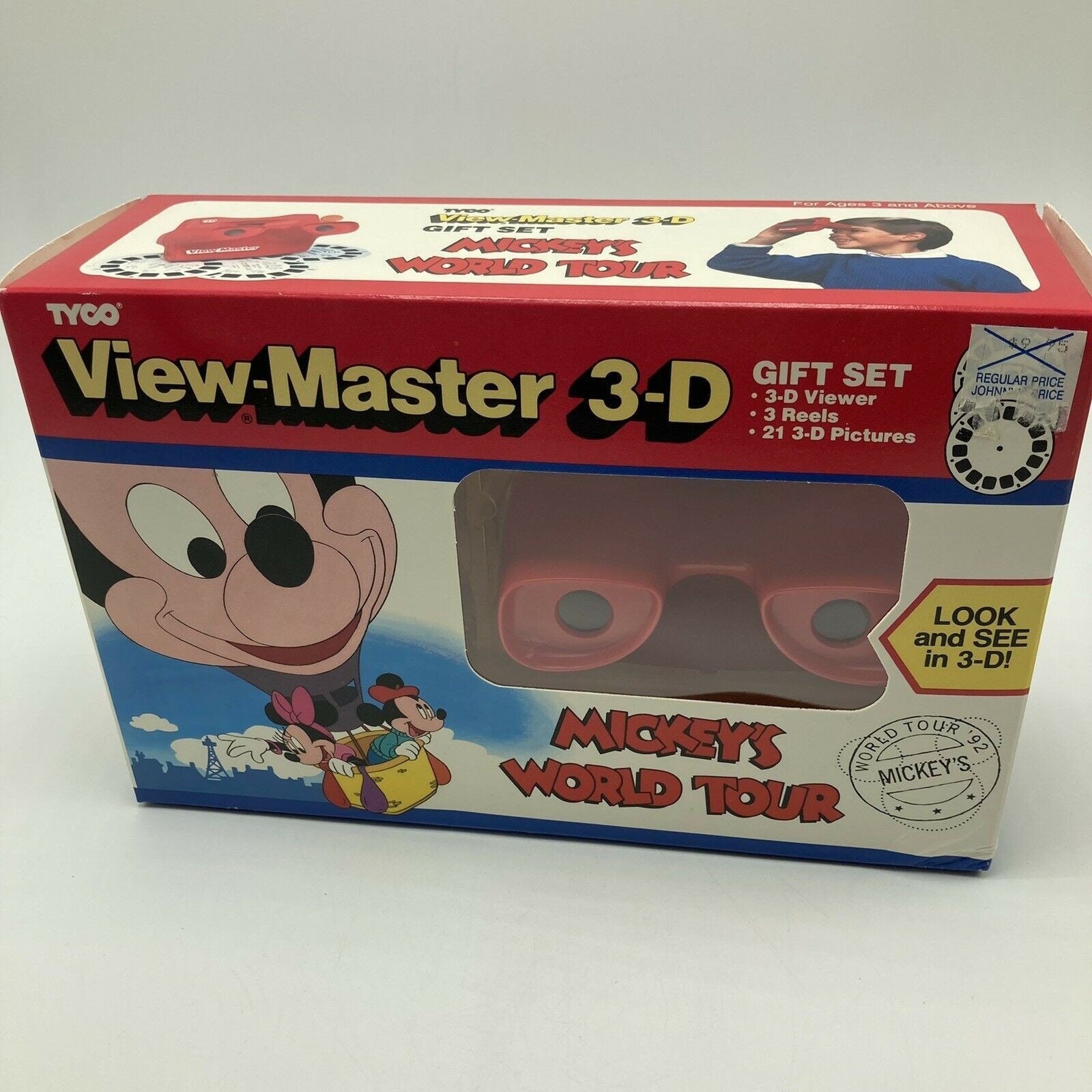 1989 Version 1989 View-Master Ideal Group Inc Tyco View Master Ideal Walt Disney Mickey Mouse 3D View-Master Viewer A Subsidiary Of Tyco Toys Inc 