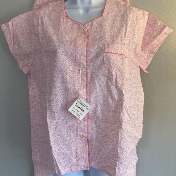 Vintage 1960s Tom Girl Eastern Isles Pajamas Pink… - image 3