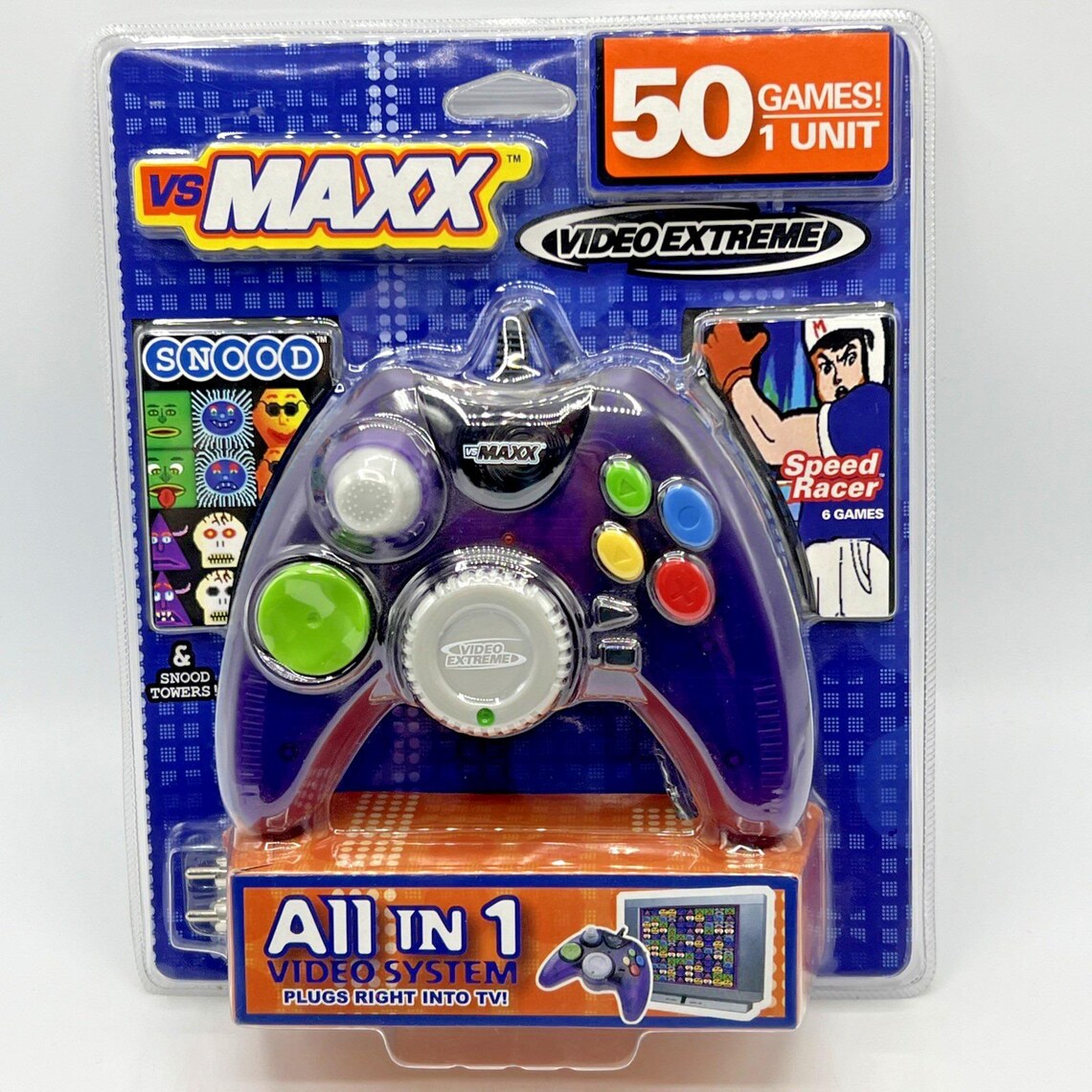 VS Maxx Video Extreme All-in-1 Controller System 50 Games Plug N Play, foto 1 di 5