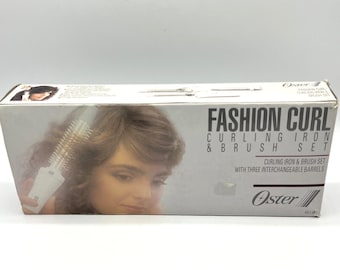 Juego de cepillo rizador Oster Fashion Curl con 3 barriles intercambiables