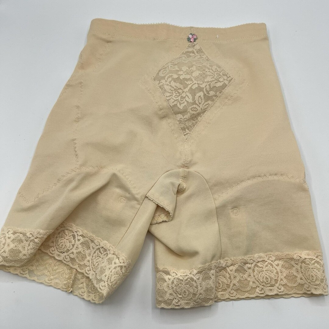Vintage Rago Ivory Panty Shapewear Garter Clips 6795 Medium 27 28 - Etsy