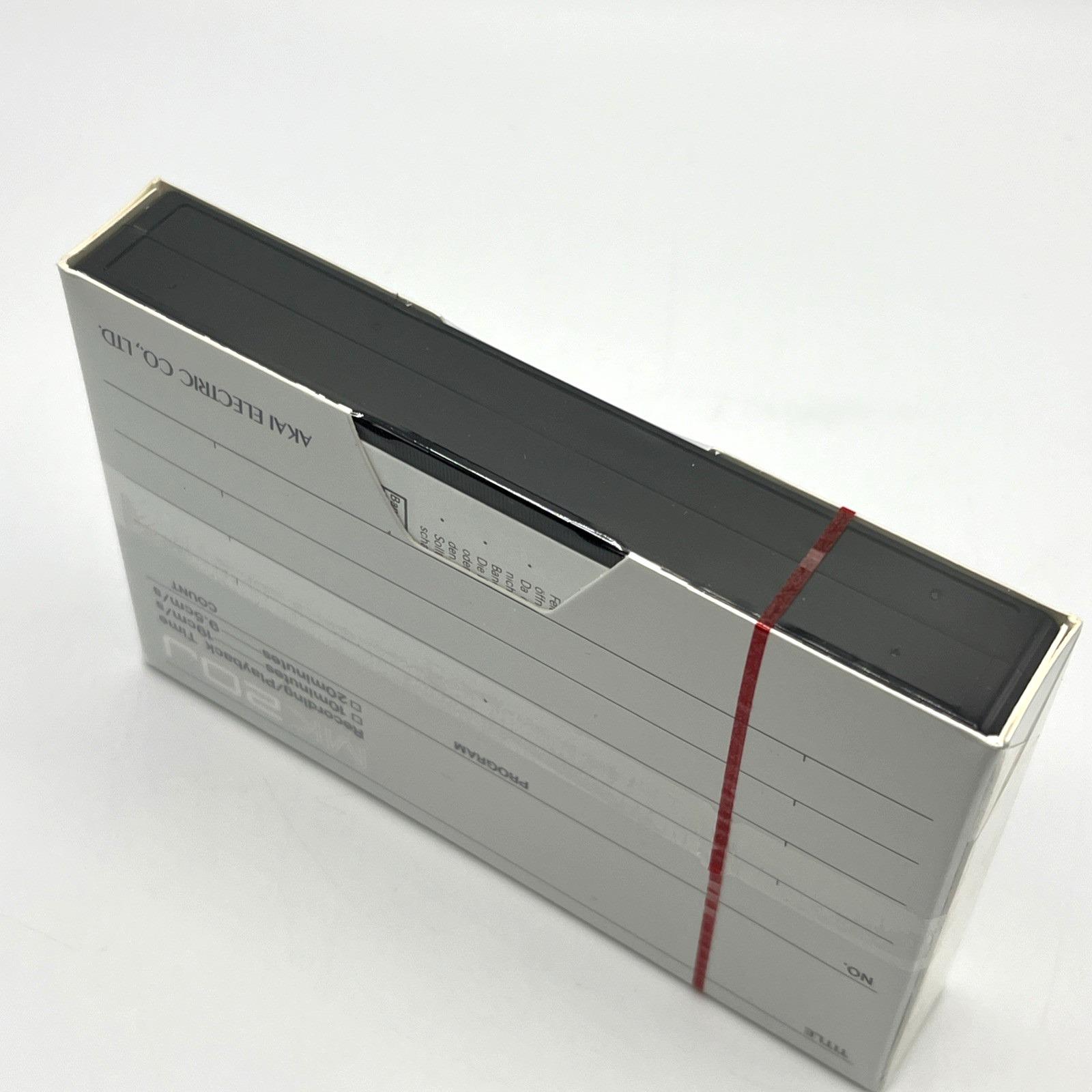 AKAI MK20 Jマルチトラックオーディオカセット 6個セット Akai Audio Cassette Multi-track MK20J Sealed MTR Sealed Tape