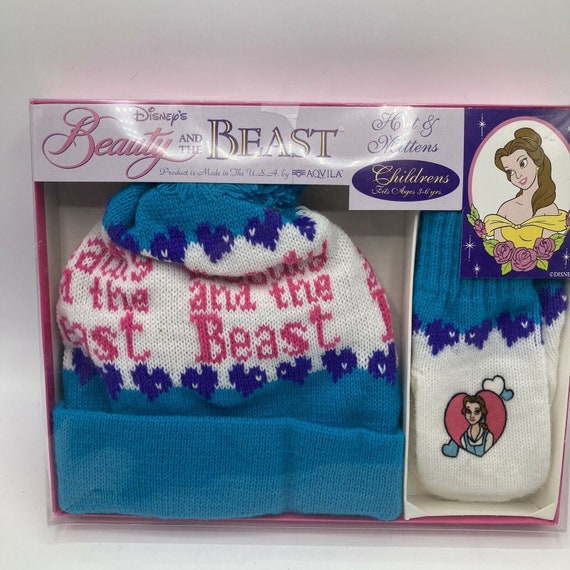 Vintage Aqvila Disney Beauty and the Beast Pom Kn… - image 1