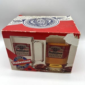 Budweiser Beer Mugs - Etsy