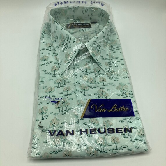 Vintage 1970s Van Heusen Van Lustre Shirt Long Sle