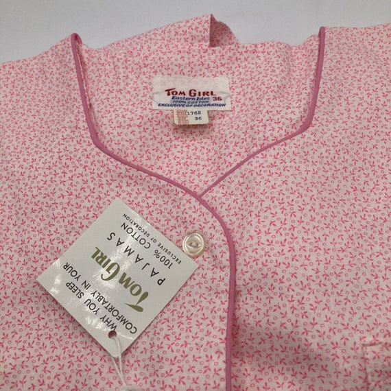 Vintage 1960s Tom Girl Eastern Isles Pajamas Pink… - image 2