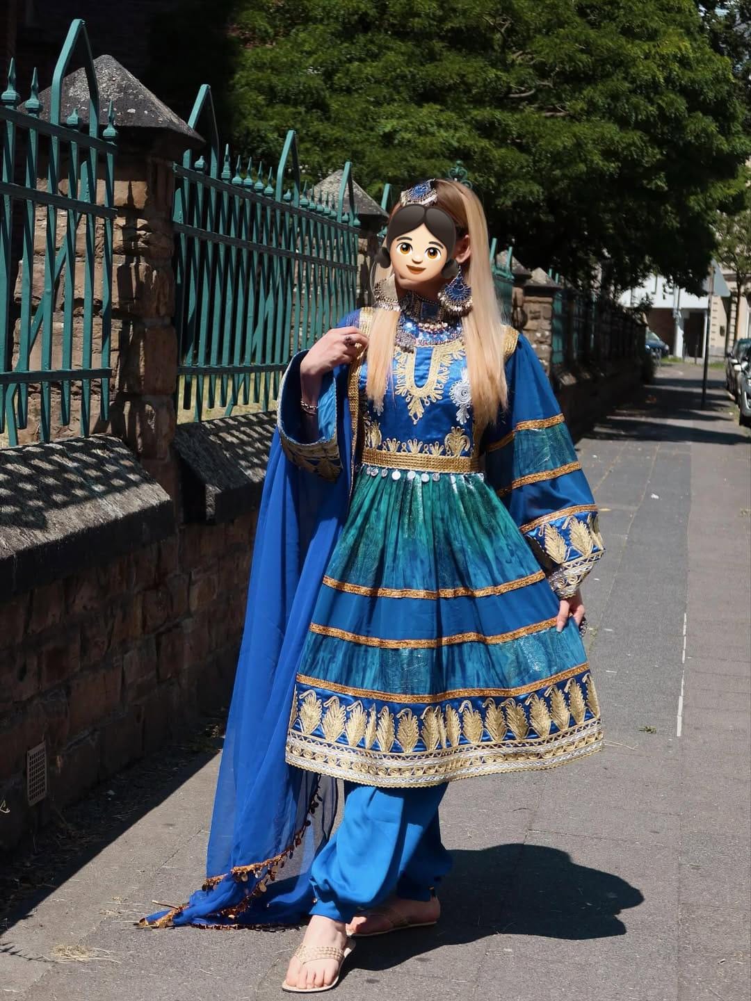 green emerald velvet dress Navy blue embroidered Caftan, women's caftan, wedding dress, embroider –  Gipci main image 0