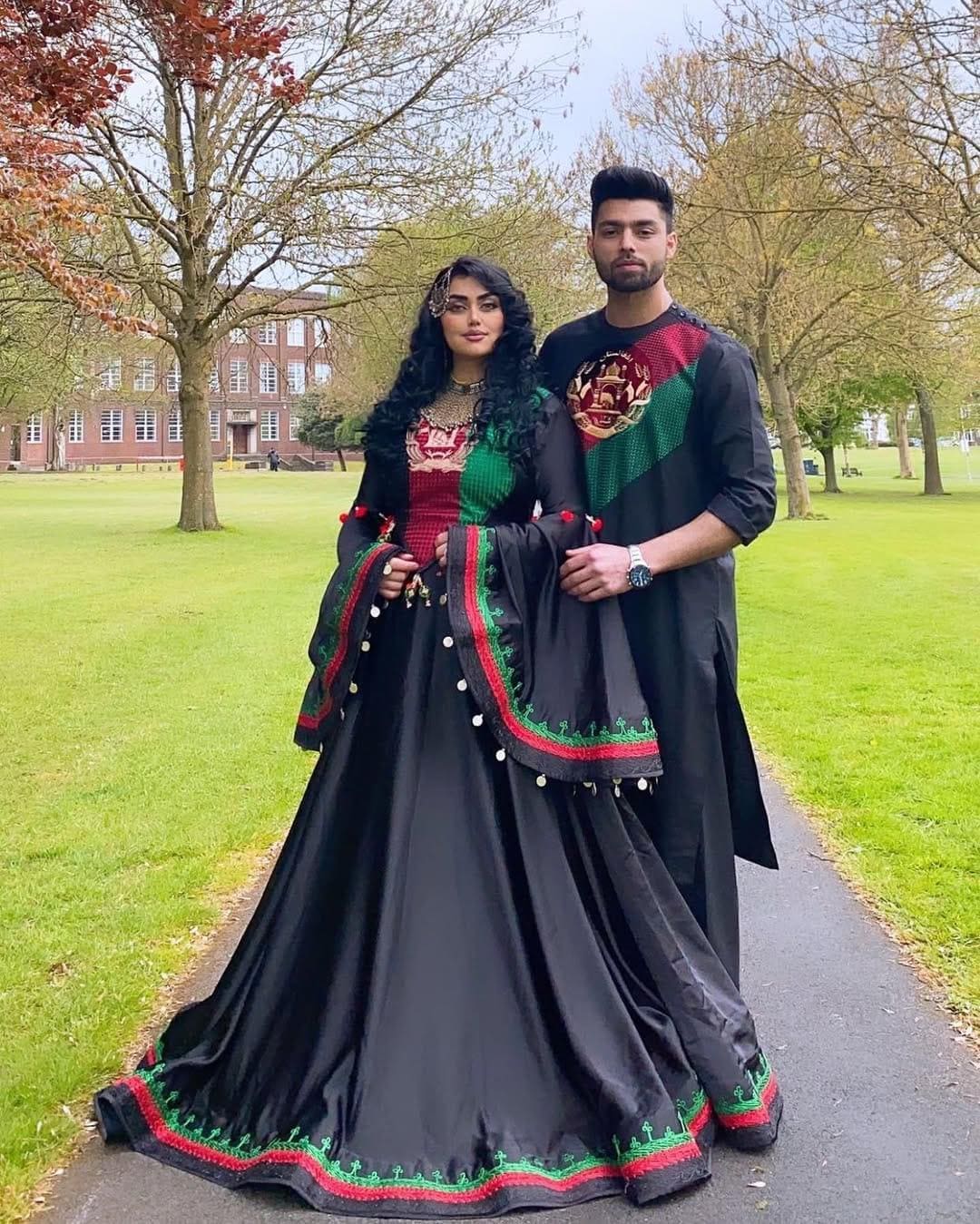 black afghani dress Iraqi Hashimi Thobe Dress – Black & Gold Embroidery