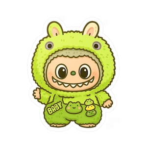Adorable Labubu Monster Sticker