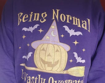 Vintage Halloweentown Sweatshirt: Retro Spooky Season Crewneck