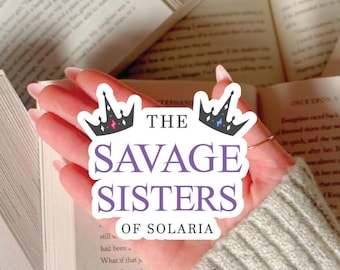 Zodiac Academy-sticker: Savage Sisters of Solaria, Vega Twins (officiële licentie)