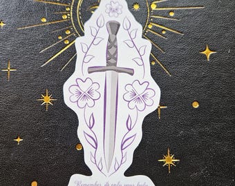 Unbreakable Fourth Wing Sticker, Tairn Dragon Sticker