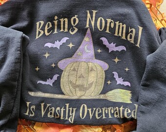 Vintage Halloweentown Sweatshirt: Retro Spooky Season Crewneck
