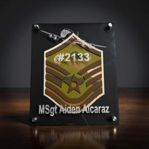 Acrylic Engraved OCP Promotion Plaque