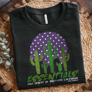T-shirt mezzatinta California Cactus / T-shirt High Desert Essentials / Abbigliamento SoCal King Cobras / T-shirt grafica Desert Vibes