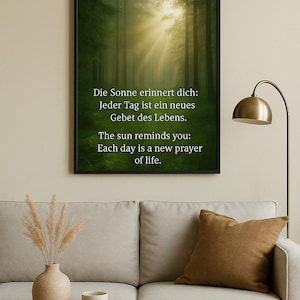 Motivational Quote Poster - Wall Picture - Digital Print - Art Print Wall Decoration Office, Living Room, Bedroom, Yoga Studio, Mindfulness Spiritual