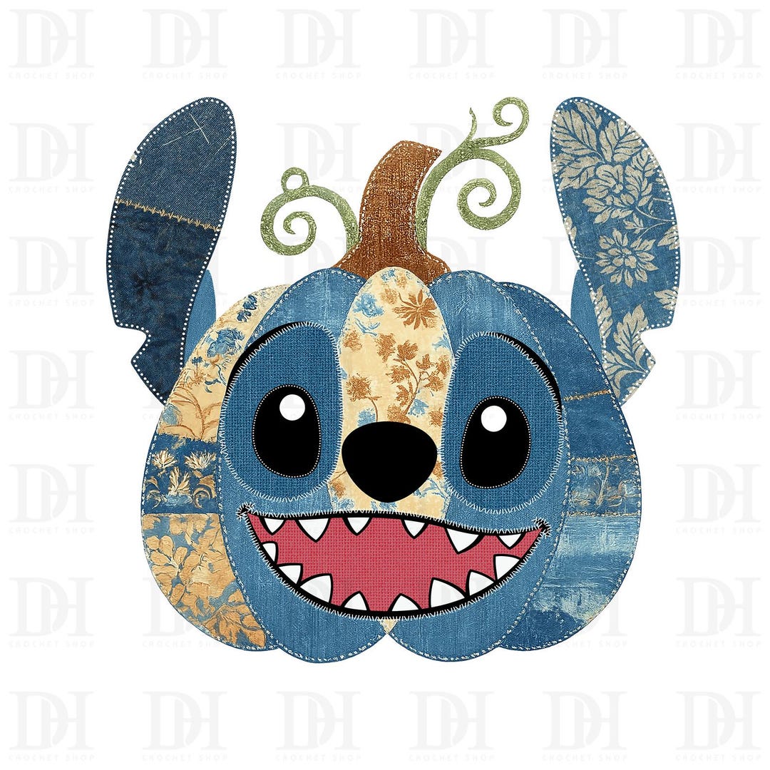 Retro Blue Alien Cartoon Pumpkin Png, Preppy Fall Floral Movie ...