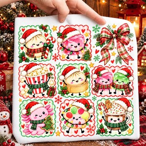 Lindo dumpling navideño PNG, Hey Dumplin PNG, Eres un dumpling brillante PNG, Dumpling navideño Kawaii PNG, Dumpling navideño con lazo PNG
