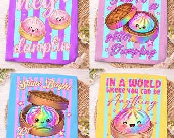 ストライプグリッター餃子PNGバンドル、ヘイ餃子PNG、あなたはグリッター餃子PNG、ガーリーでトレンディなキッズデザイン、パステルレインボーPNG昇華