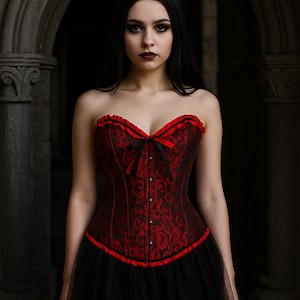 Viking Floral Corset for Halloween, Gothic Medieval Women Corset Top, Renaissance Faire Victorian Corset Belt, Viking Renfaire Fantasy Dress
