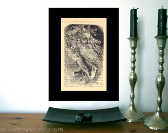 Shakespeares King Lear Vintage, dictionary print, bookish gifts, old book pages, literary gifts, book nook, mindfulness gift