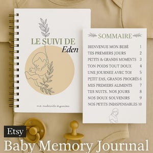 Mijn babynotitieboekje - 0 tot 6 maanden | Dagelijkse registratie van geboorte, voeding, slaap en herinneringen