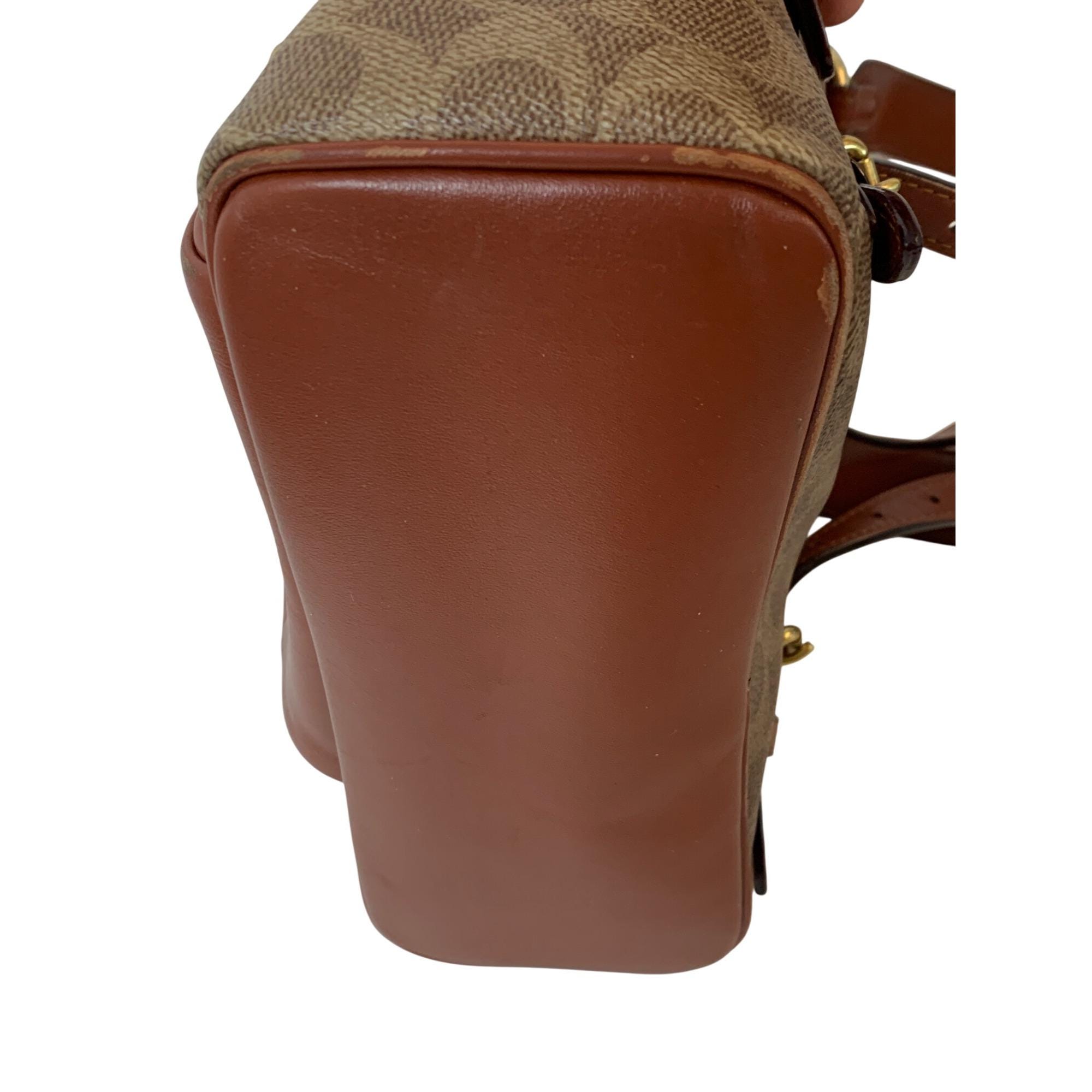 COACH Signature Canvas & Leather Carrie Backpack RA10079 COACH Signature Canvas & Leather Carrie Backpack RA10079 - Etsy main image 3