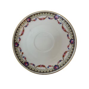 Vintage antique porcelain saucer plate Edelstein Bavaria Multiple 5.5&quot; K10080